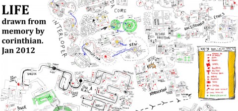 An Entire Map Of Half-Life 1… Drawn From Memory; And More Half-Life Cartography