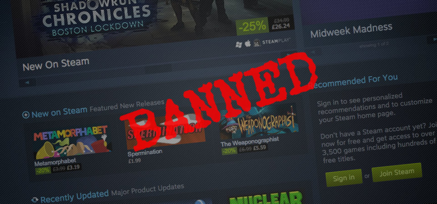 Game Developers Can Now Ban Players from Their Games on Steam