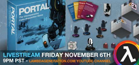 Did You Know About the New Portal Board Game? Livestream Playthrough on the LambdaGeneration YouTube Channel